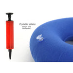 coussin gonflable mousse mémoire forme couleurs vert bleu rouge confort lit siège