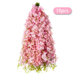 guirlande fleurs artificielles multicolore moderne extérieur mariage noël maison festive