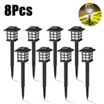lumière solaire led moderne noire carré blanc ip65 extérieure jardin patio allée urgence