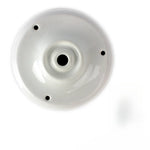 ampoule plafonnier céramique porcelaine e27 blanc noir industriel vintage