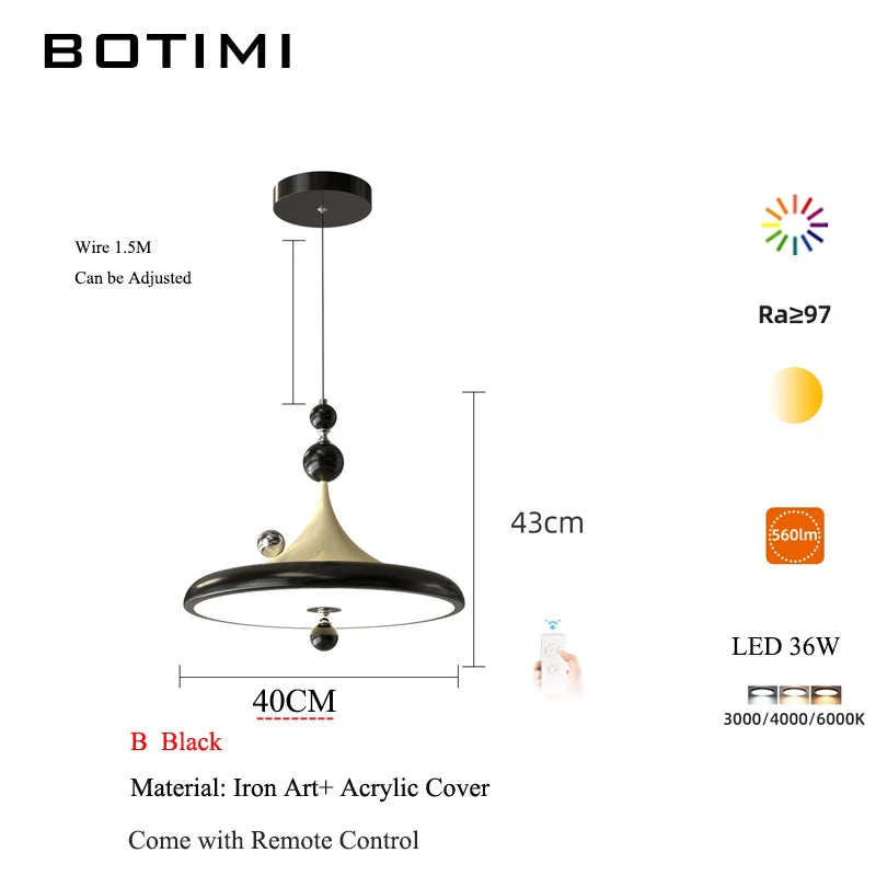 lampe suspendue moderne blanc noir marron brillante tringle métal bois chambre salon étude