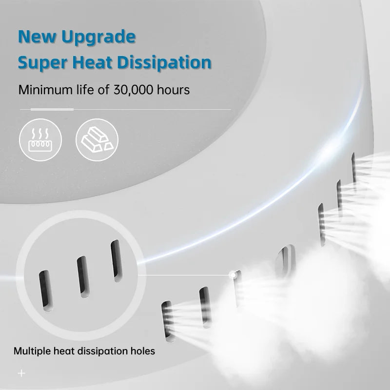 lampe led moderne ultra mince 10w 15w 20w 30w blanc rond carré