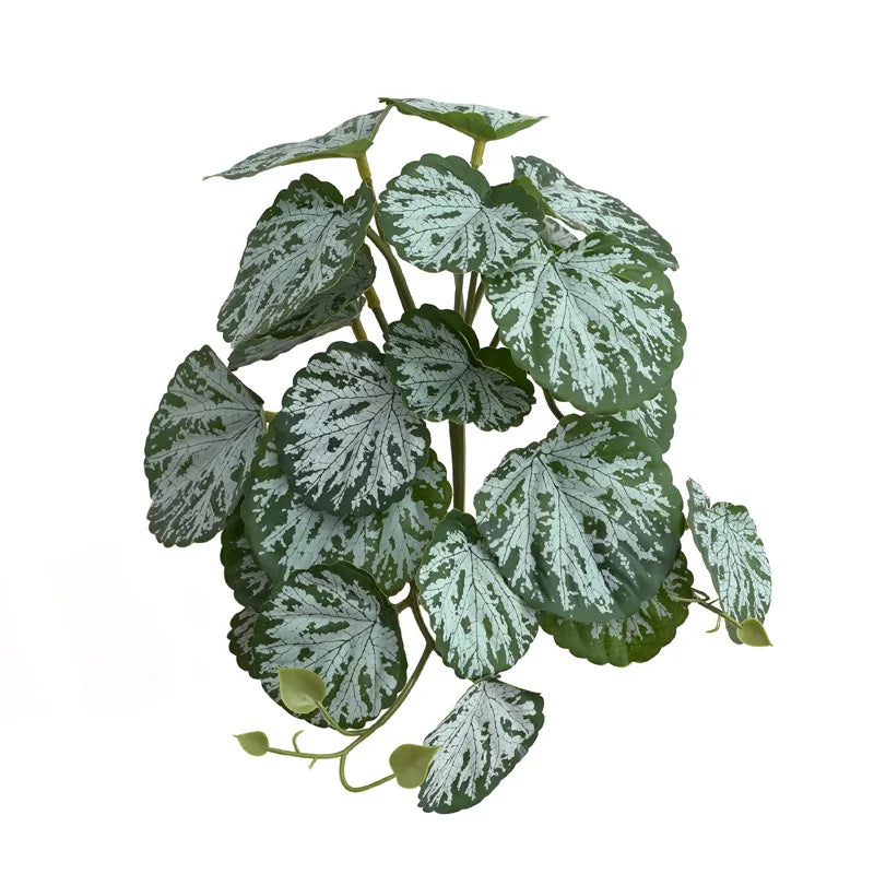 plantes artificielles feuilles vertes rouges noires modernes décoration extérieure mariage centro commercial exposées
