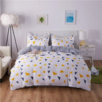 Housse de couette kaki double face AB