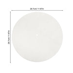 tapis feutre vinyle antidérapant plateau tournant phonographe mat glisse record lunaire moderne vintage blanc
