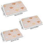 tapis animaux compagnie moderne dessins animés ours nuages beige gris bleu