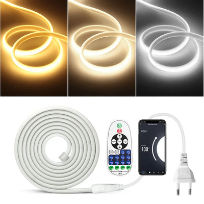 Ruban LED COB 20 mètres étanche WiFi Bluetooth