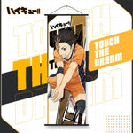 affiche bannière anime tobio kageyama orange noir illustration volley ballSuspense, demandé impose contraintes strictes