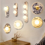 applique murale led marbre moderne blanc noir beige intérieur salon chambre chevetalley