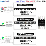 ruban led flexible smd 5050 rgb 60 84 leds noir blanc adhésif modernes points