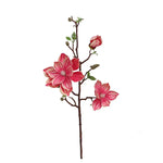 décoration intérieure branche magnolia artificielle fleurs rose blanches naturel salon maison événements