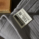 serviette coton absorbante lavable machine motif géométrique gris classique douce utilisation quotidienne