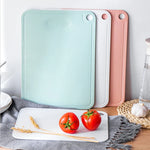 planches découper rectangulaires plastique pp vert pastel rose clair blanc moderne respectueux environnement