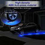 éclairage solaire moderne bleu adhésif ip68 extérieur anti pressure led