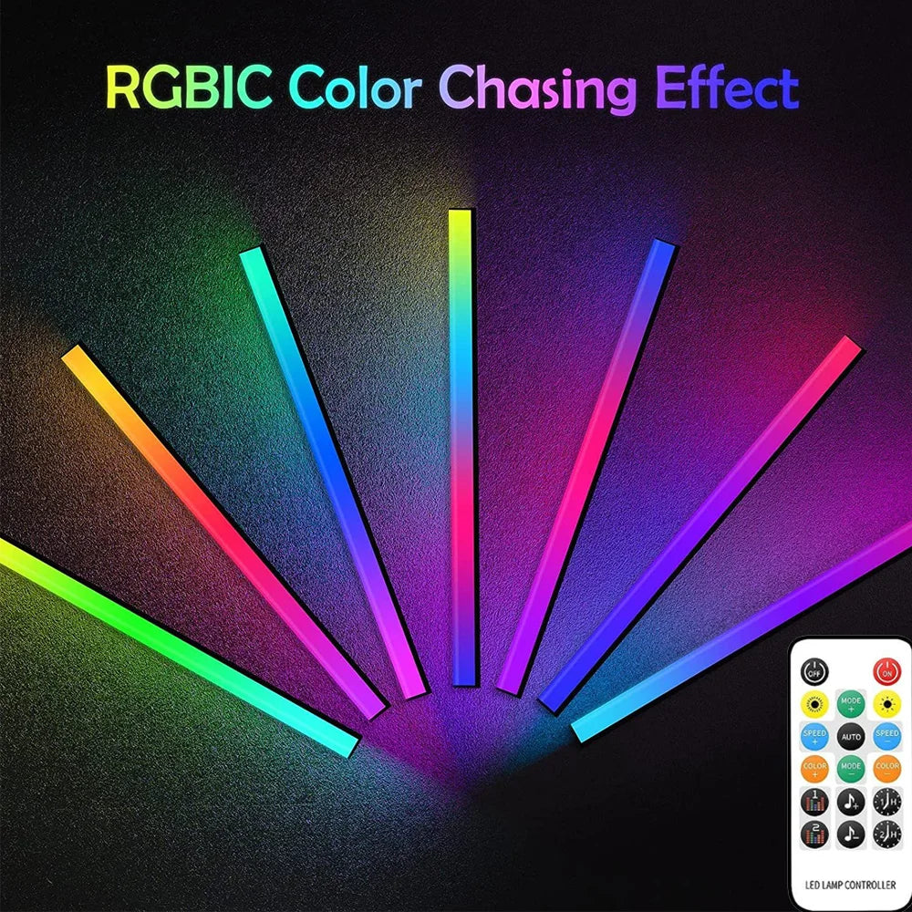 ruban led multicolore gradient moderne contrôleur usb télécommande adaptable intérieur extérieur