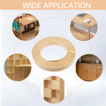 ruban finition bois adhésif chaud grain naturel moderne décoration meuble placage bord armure