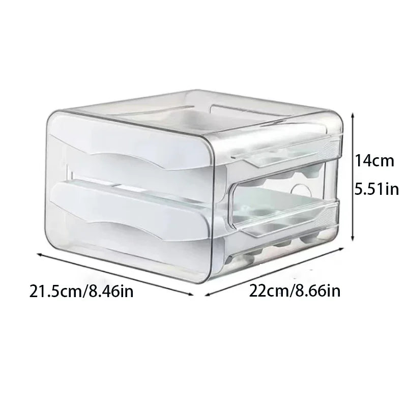 boîte œufs transparente moderne 18 compartiments poignée blanc orange plastique réutilisable