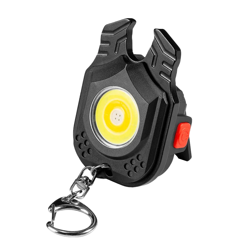 lampe poche rechargeable led multifonctionnelle camping compacte orange noire bleue