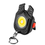 lampe poche rechargeable led multifonctionnelle camping compacte orange noire bleue