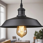 Suspension industrielle vintage noire Ombre Interieur