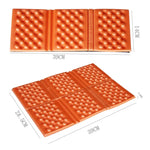 tapis sol pliable imperméable mousse pu xpe perforé orange vert bleu violet moderne camping