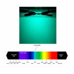 ampoules led cyan 490nm blanc diodes modernes 3w 5w 10w 20w 30w 50w 100w