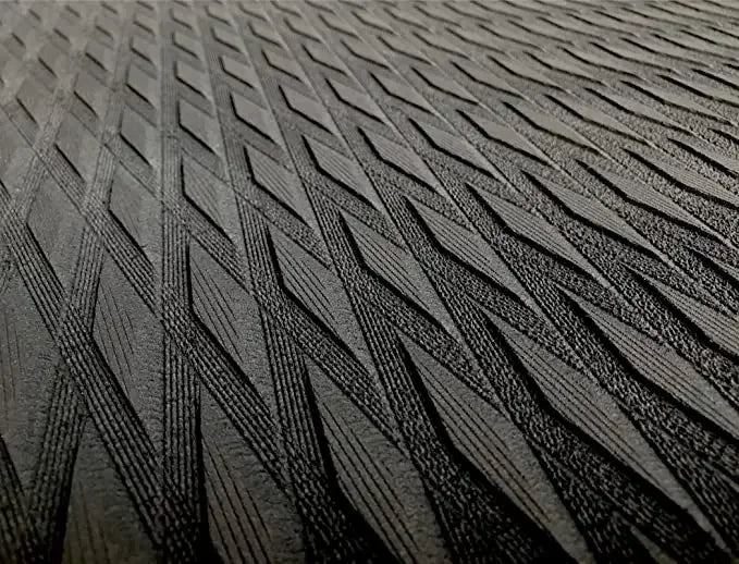 traction pad surf planche mousse eva adhésif antidérapant gris rayures diagonales moderne kayak piscine