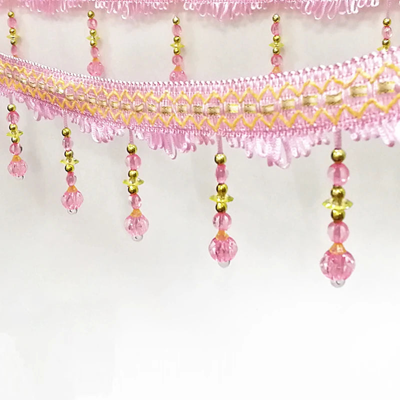 ruban décoratif brodé pendantes classique élégant rouge violet rose bleu vert clair polyesterUsageId omitUsageId