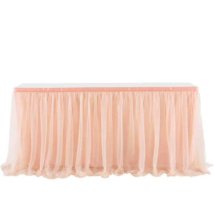 jupe table rose vert pastel bleu pastel rayures horizontales velcro festive