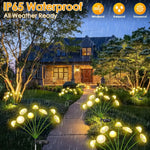 lumière solaire moderne champignon multicolore blanc extérieure patio jardin led étanche