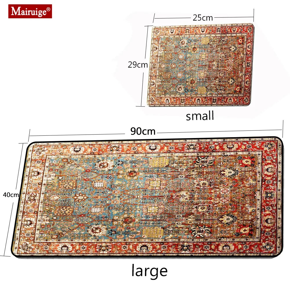 tapis souris gaming taille grande épaisseur 2mm 3mm 4mm 5mm motif ethnique moderne