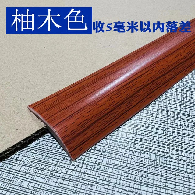 joint seuil adhésif texture bois moderne gris rouge protection sol PVC 3m
