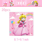 Ballons assortis au thème princesse Peach pour décoration événementielle
