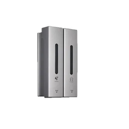 distributeur savon liquide moderne noir blanc adhésif sans perçage grande capacité minimaliste opaques