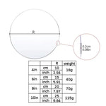 disques support gâteau transparents modernes 10cm 15cm 20cm 25cm