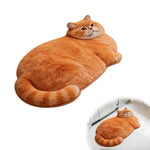 tapis bain gris peluche doux arrondi antidérapant absorbant rapide décoration maison