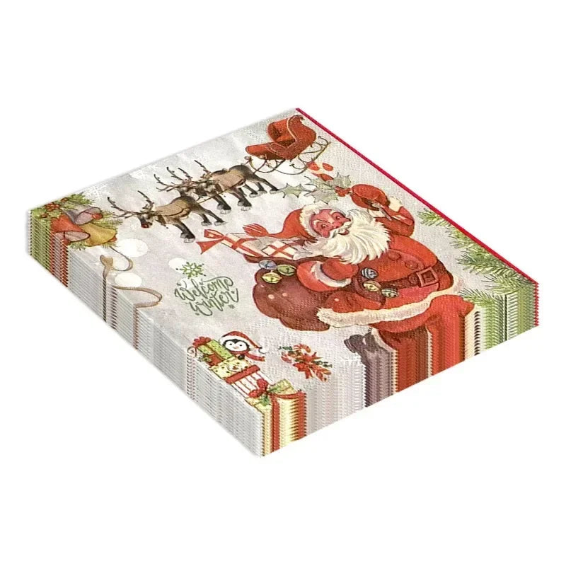 Set de table vintage Ombre Interieur pour Noël