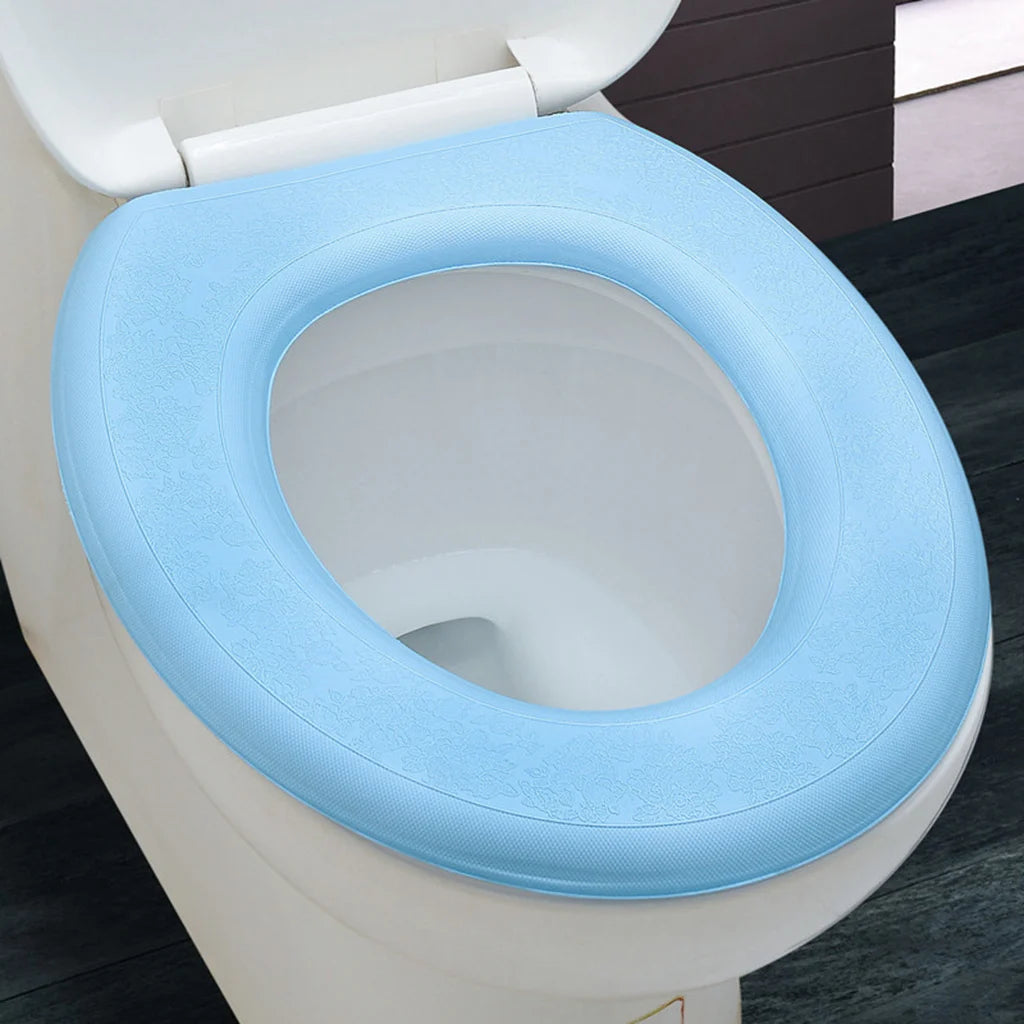 housse siège toilette imperméable lavable couleur rose bleu vert violet moelleuse confortable
