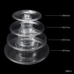 support macarons transparent moderne stand gâteaux mariage anniversaire décoration ustensiles cuisine six niveaux