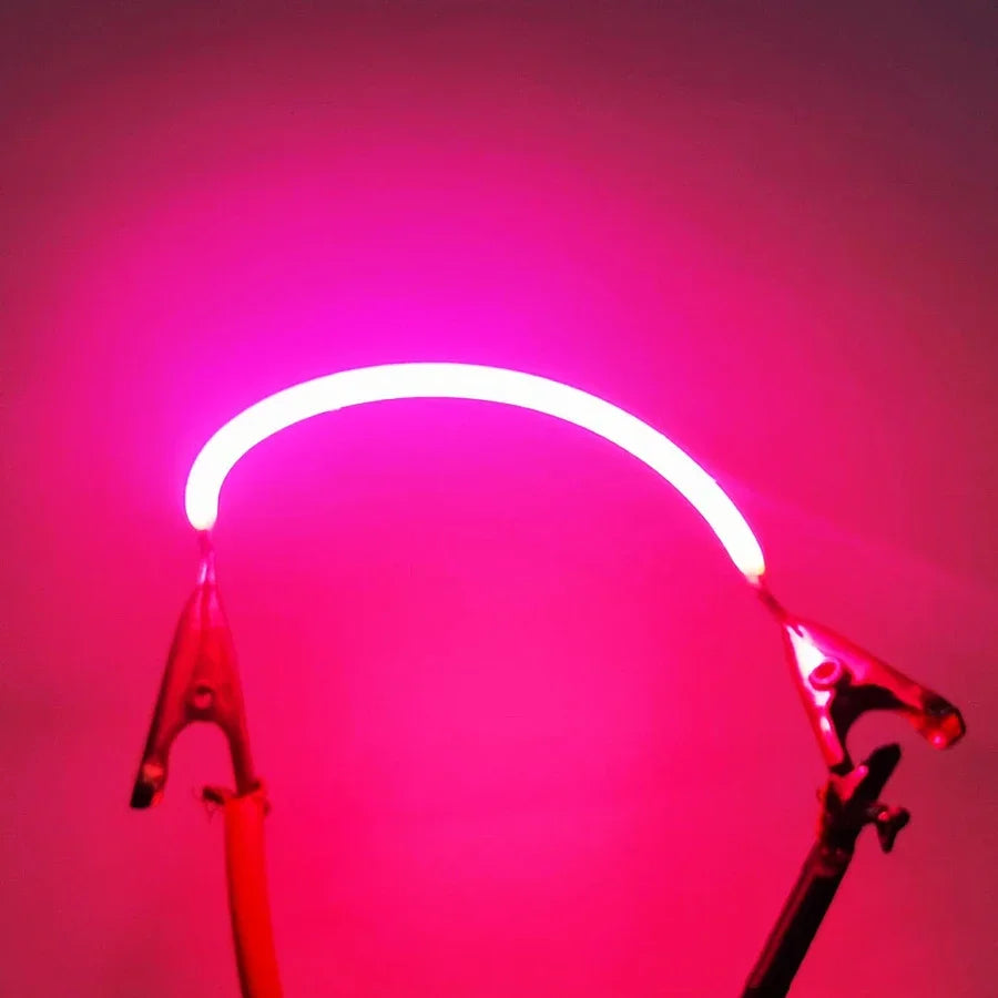 décoration lumière flexible filament led 300mm jaune moderne clips festive