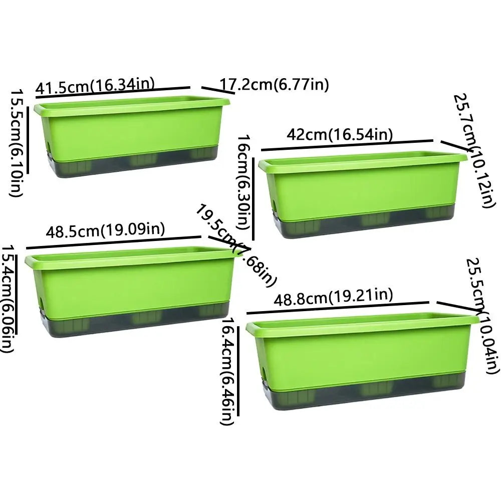 bac semis moderne grille beige vert pratique profond autoarrosant drainage transparent