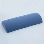 coussin lombaire mousse mémoire forme col bleu rose gris velours contemporain