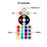 ruban led blanc moderne 220v rgb télécommande adaptable intérieur extérieur