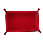 organiseur rangement velours cuir pu rectangle pliable bleu violet vert moderne