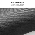 tapis salle bain noir blanc rayures ondulées moderne antidérapant rapide respectueux environnement adhésif