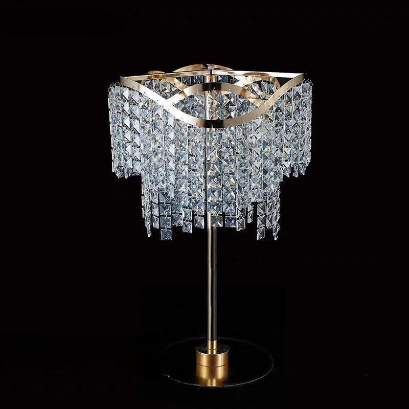 bougeoir or transparent cristal classique luxueux vase table festif party supply