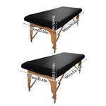 table massage gris noir brillante moderne coussin massage facile nettoyer