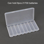 boîtes rangement piles rechargeables transparentes clips protection pratique fonctionnelle
