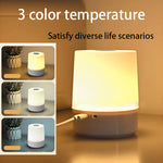 lampe chevet tactile usb rechargeable trois couleurs télécommande led moderne chambre veilleuse