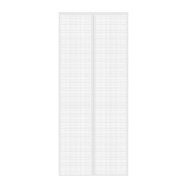 rideau moustiquaire porte magnétique noir maille fine fibre verre fermeture velcro protection insectes volants